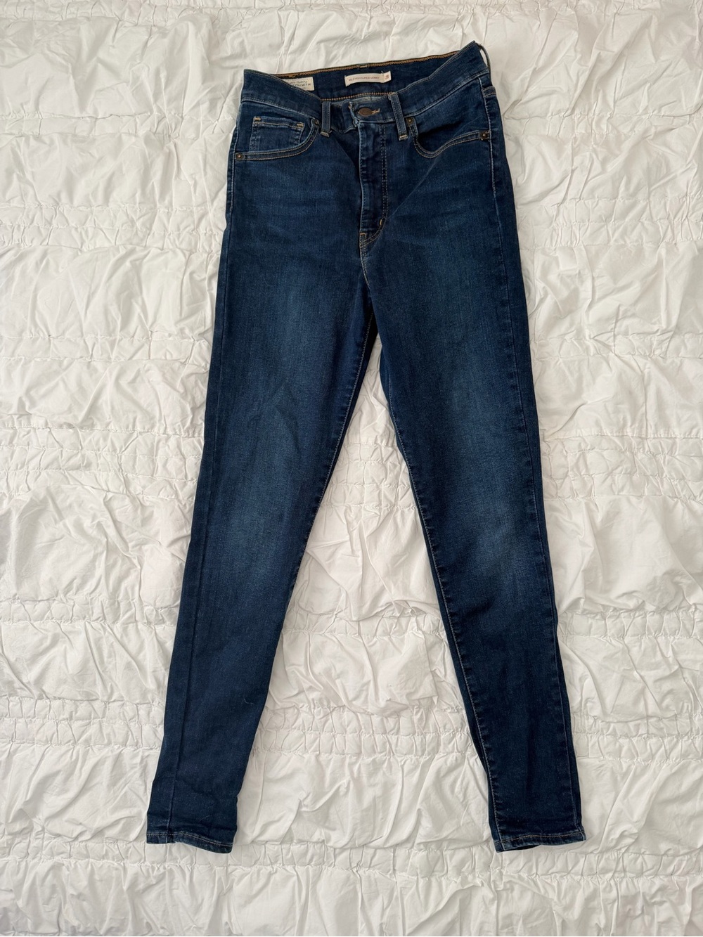 Levi's Mike High Super Skinny Dark Wash Women's Blue Jeans